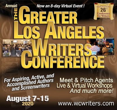 Greater Los Angeles Writers Conference, August 8, 2020 3:15pm